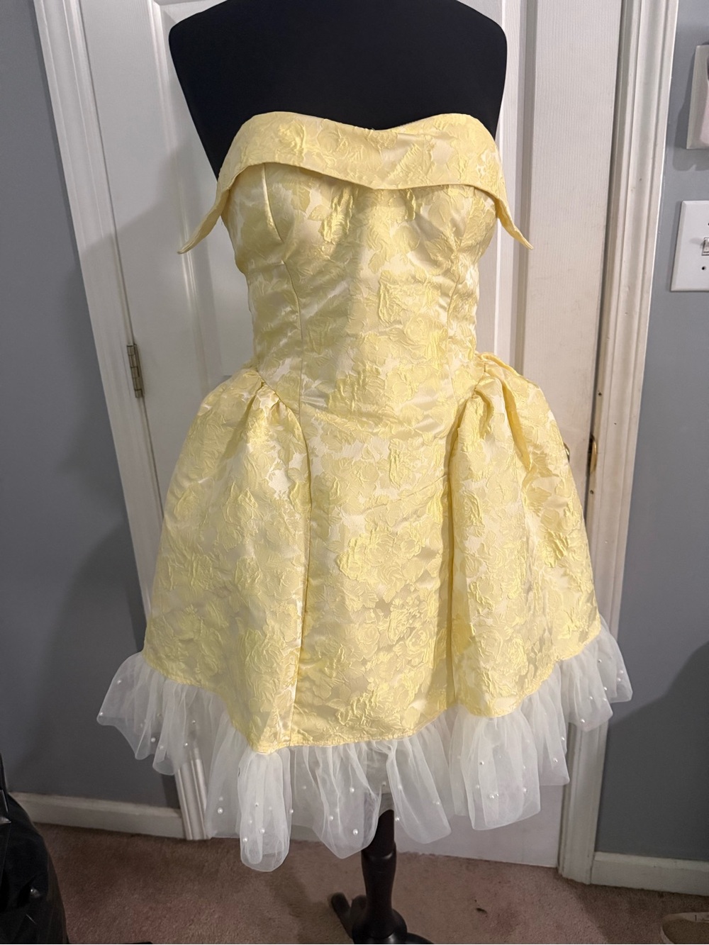 Yellow Princess Ball Gown Kids Costume